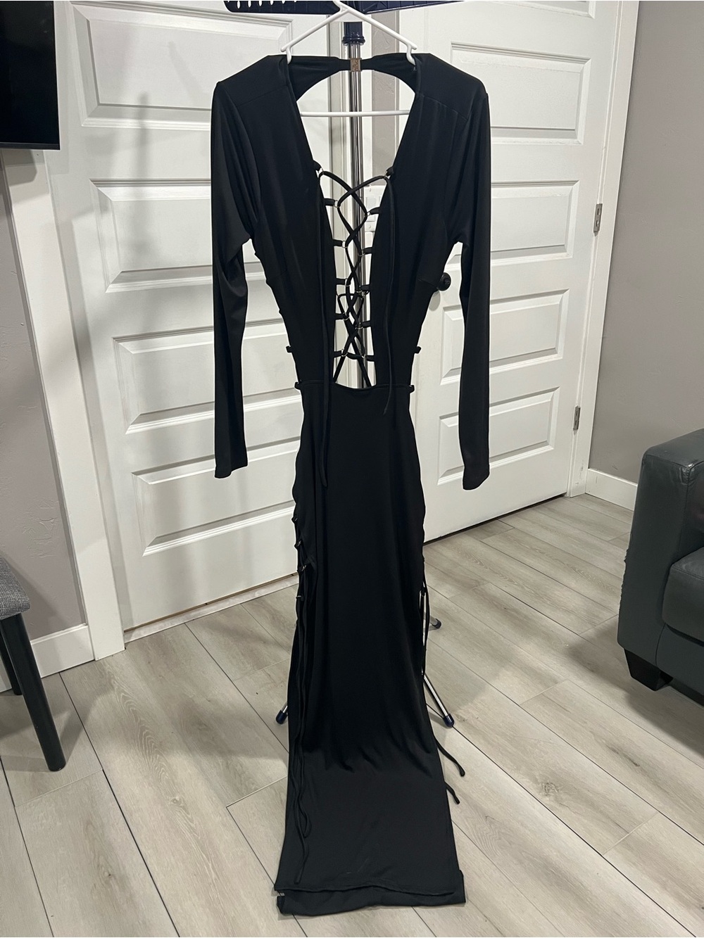 NWT Fashion Nova "She’s The Vibe" Maxi Dress - Size Large